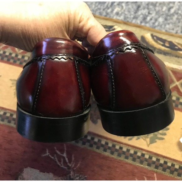 GH Bass Co Mens Leather Penny Loafers Shoes Size 10 D Made in USA - Picture 8 of 12